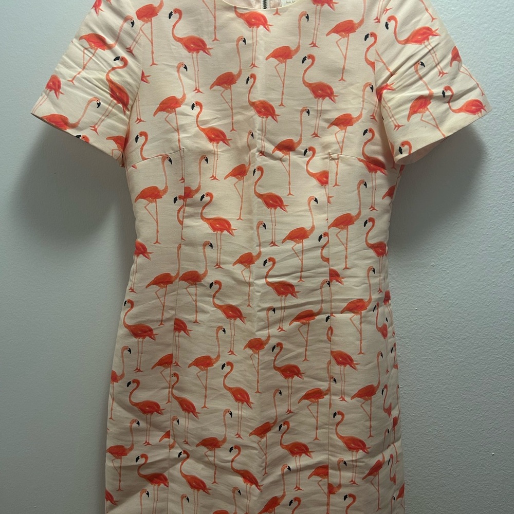 Flamingo Print Dress